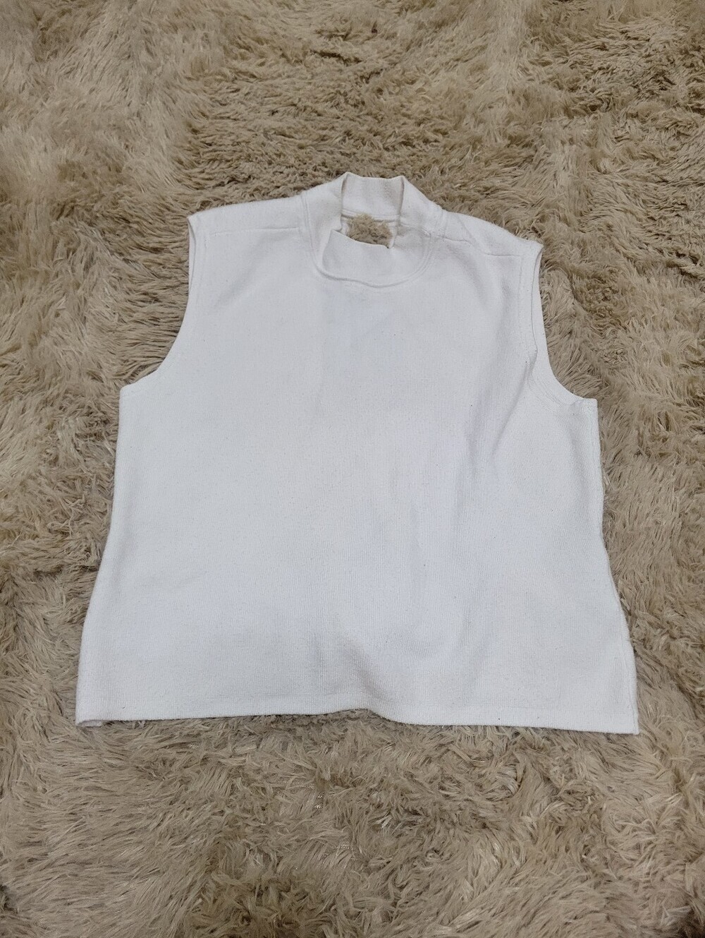 Maeve  Mock-Neck Sleeveless Top